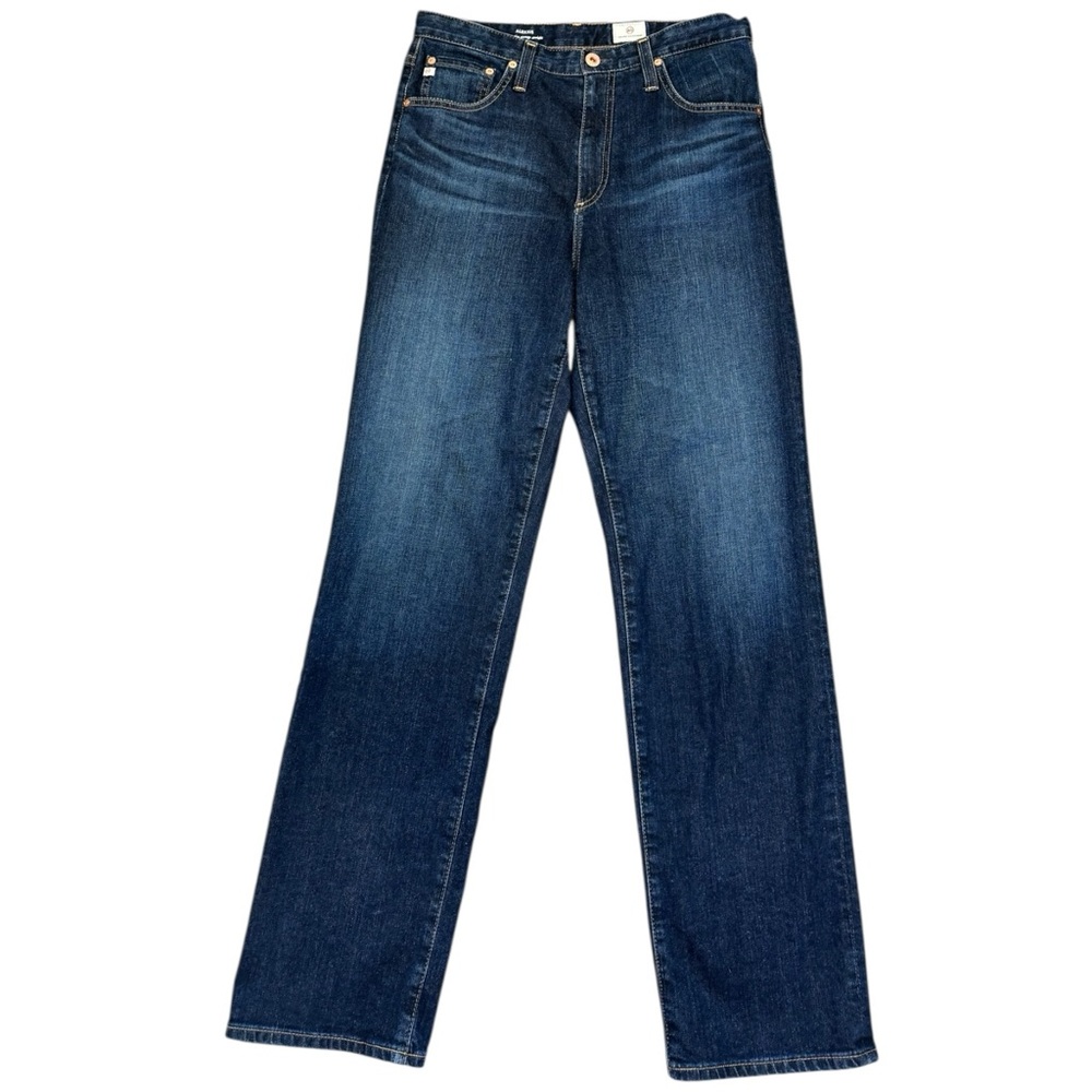 Ag Adriano Goldschmied Jeans Sz 29R Alexxis High Rise Vintage Straight Leg Blue